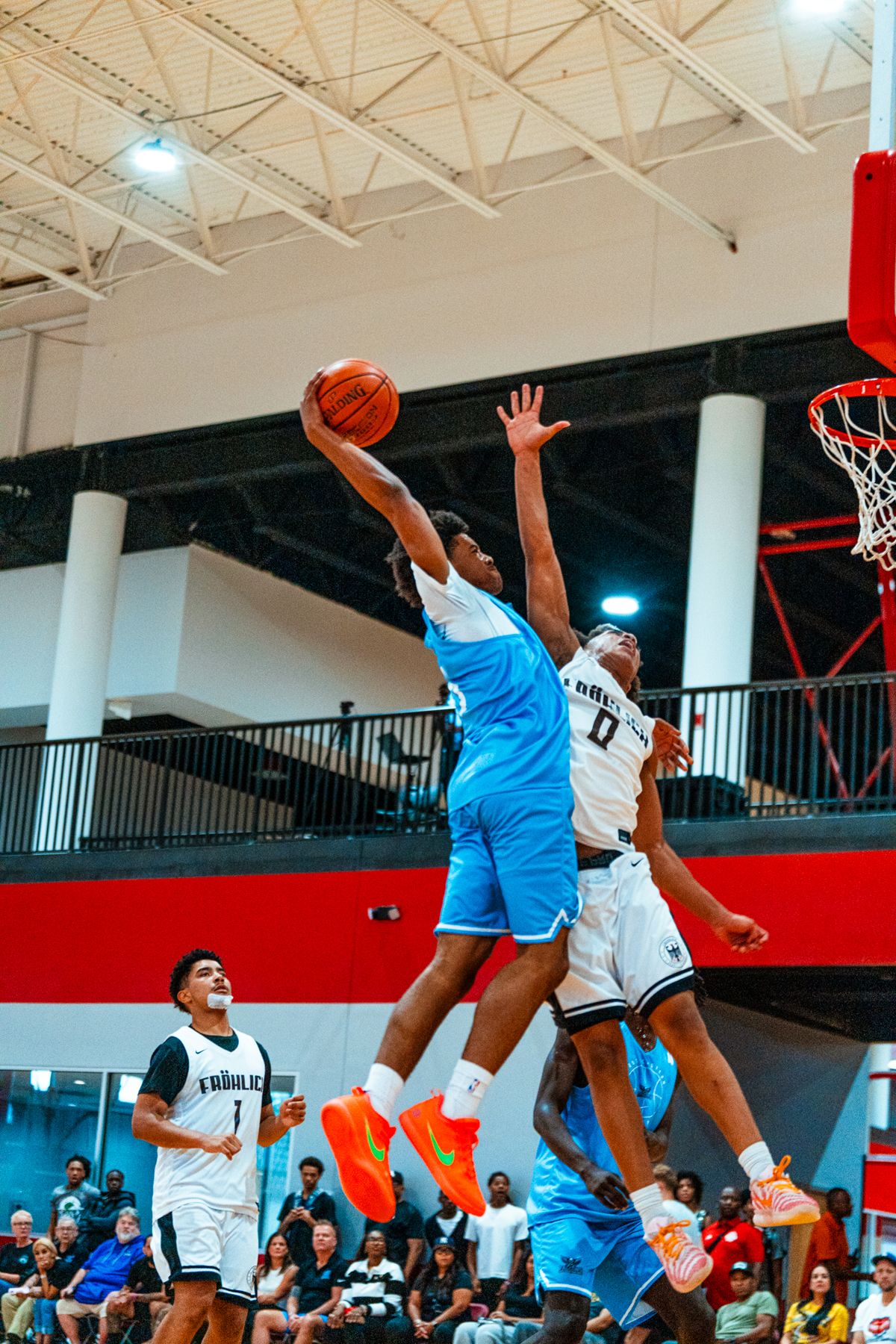 Falcons beat Frohlich International Prep 73–58 at the Jamboree