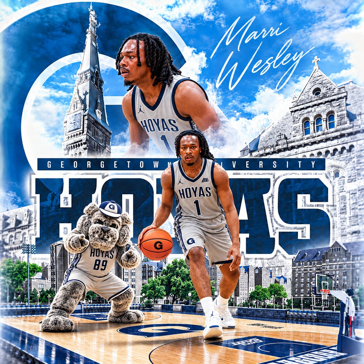 Marri Wesley commits to Georgetown